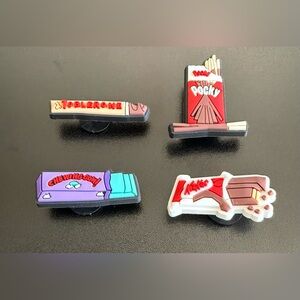 Assorted Snack-Themed Shoe Charms